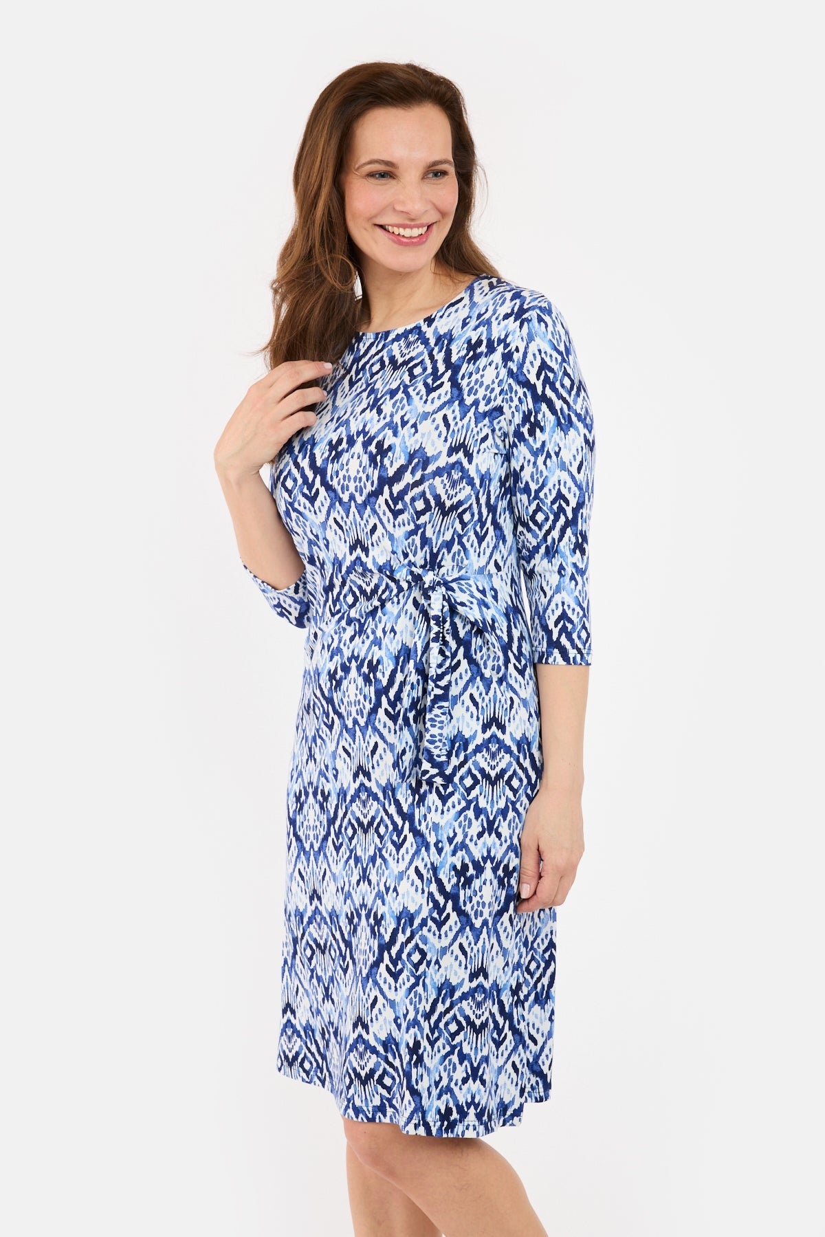 Brandtex Jerseyklänning Blå