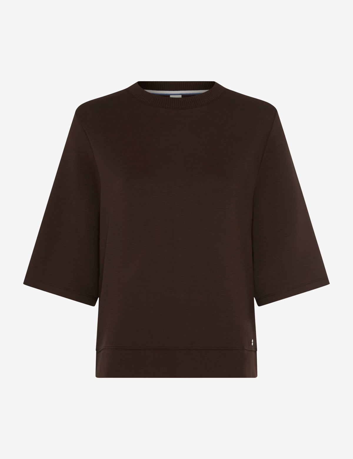 Brax BERTA M 3/4-Ärmad Sweatshirt Mörkbrun