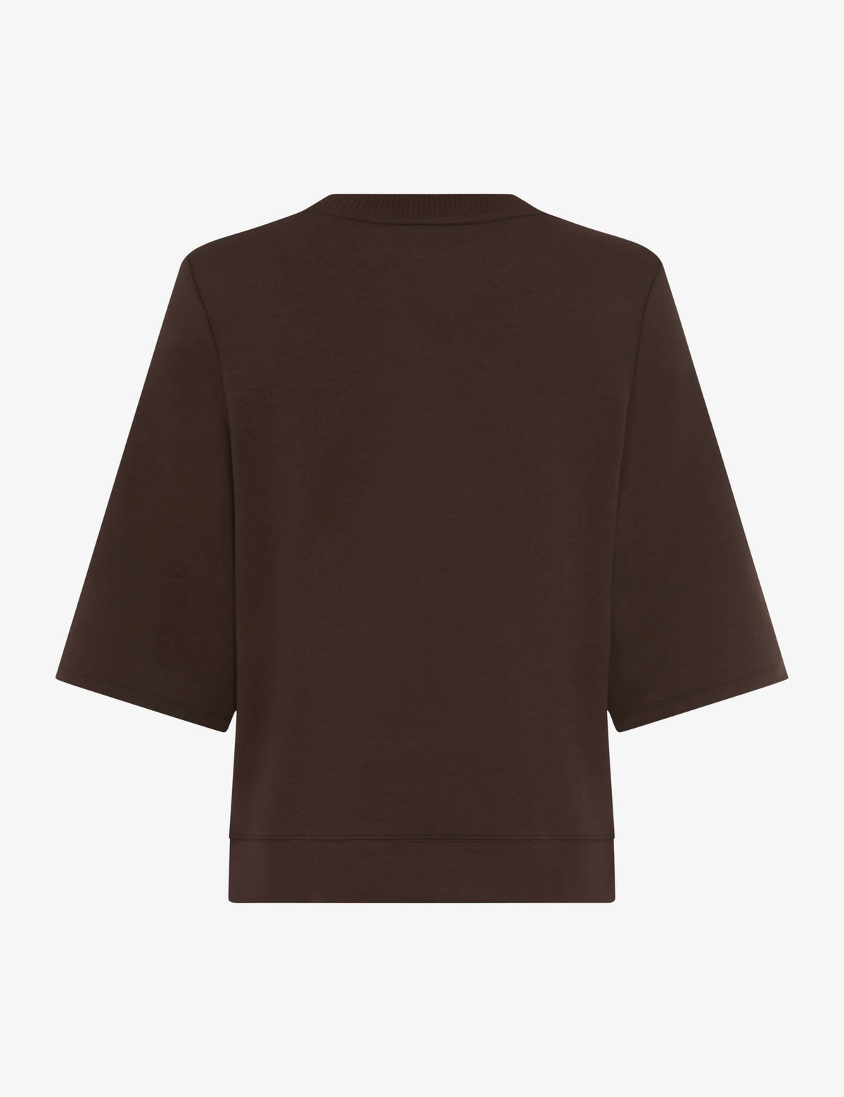 Brax BERTA M 3/4-Ärmad Sweatshirt Mörkbrun