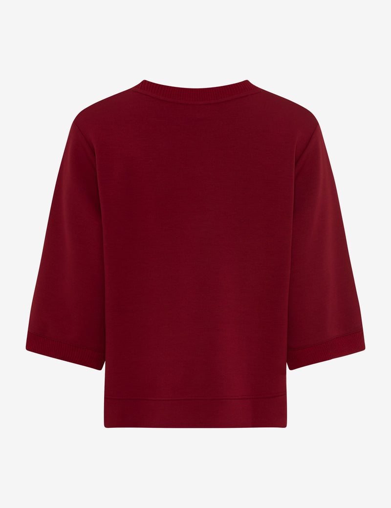 Brax BERTA M 3/4-Ärmad Sweatshirt Vinröd