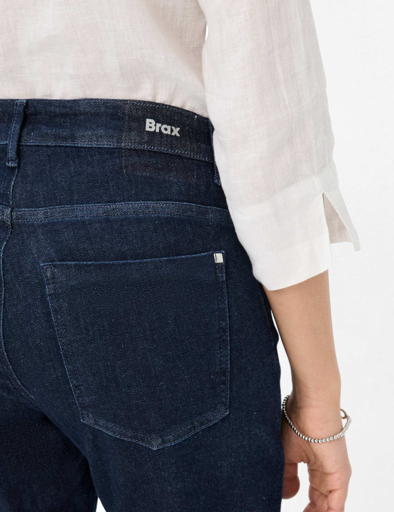 Brax MAINE Magic Denim Wide Leg Normal Jeans Mörkblå
