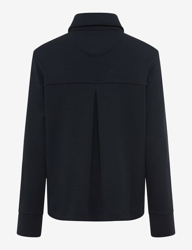 Brax Stickad Jacka Bette Marinblå