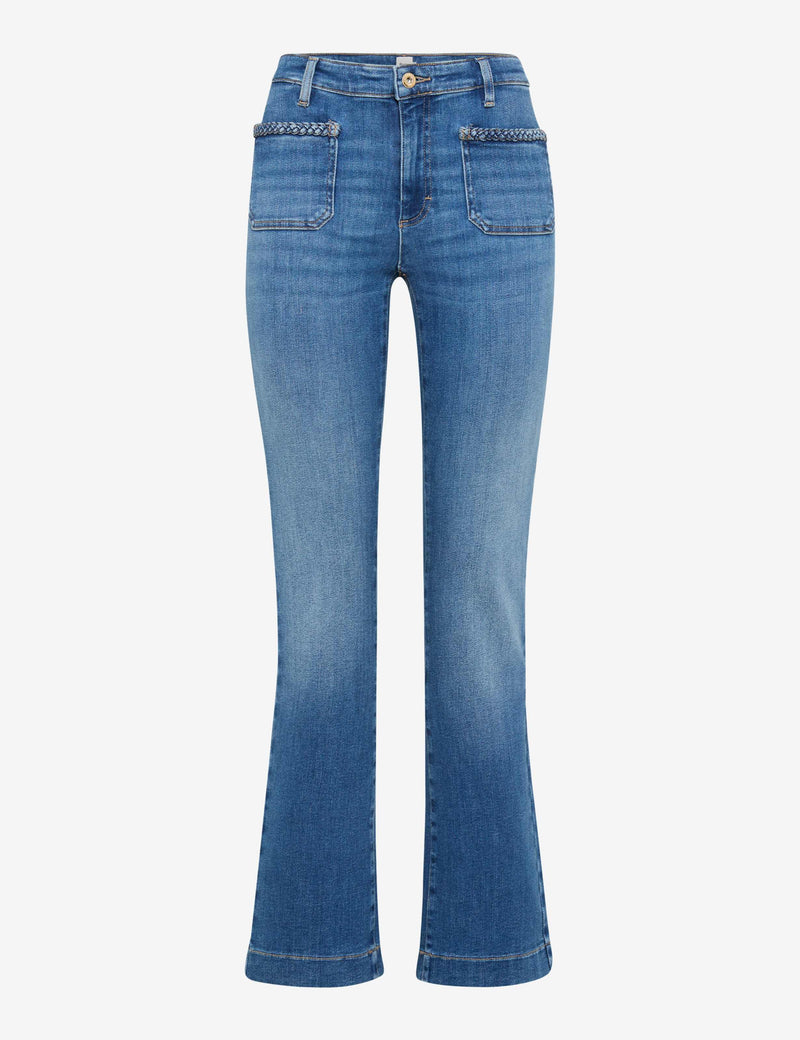 Brax Femficksjeans Mary Denim Blå