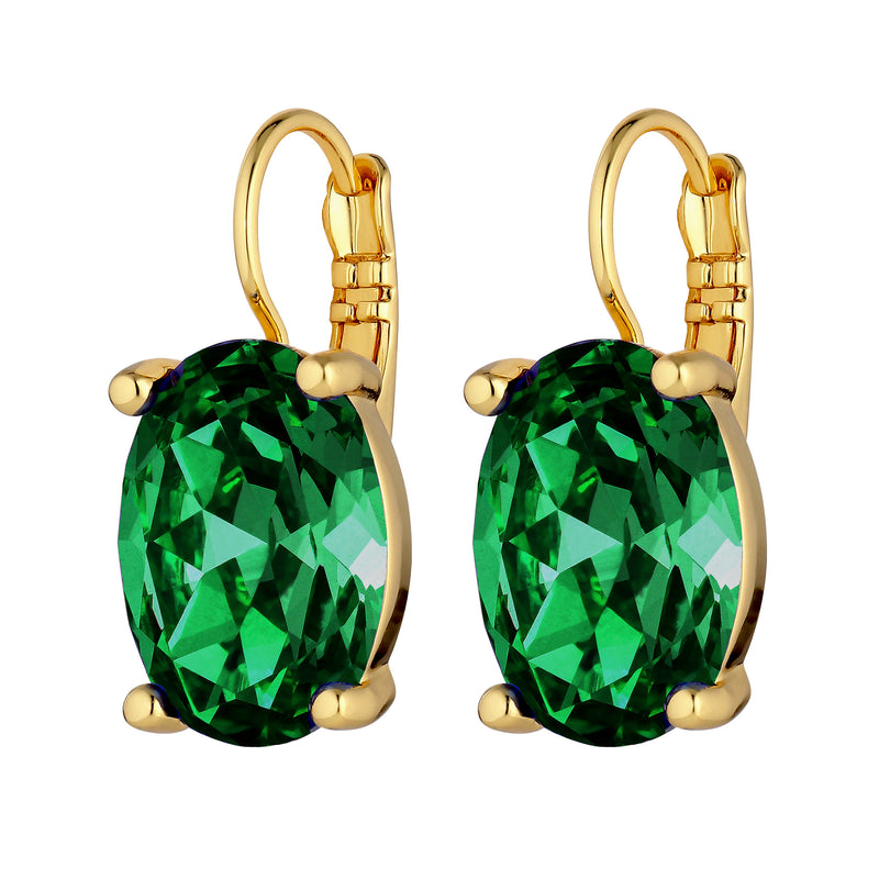 DYRBERG/KERN-ÖRHÄNGEN CHANTAL SG EMERALD  GREEN - Fuchsia Fashion Damkläder Nätbutik