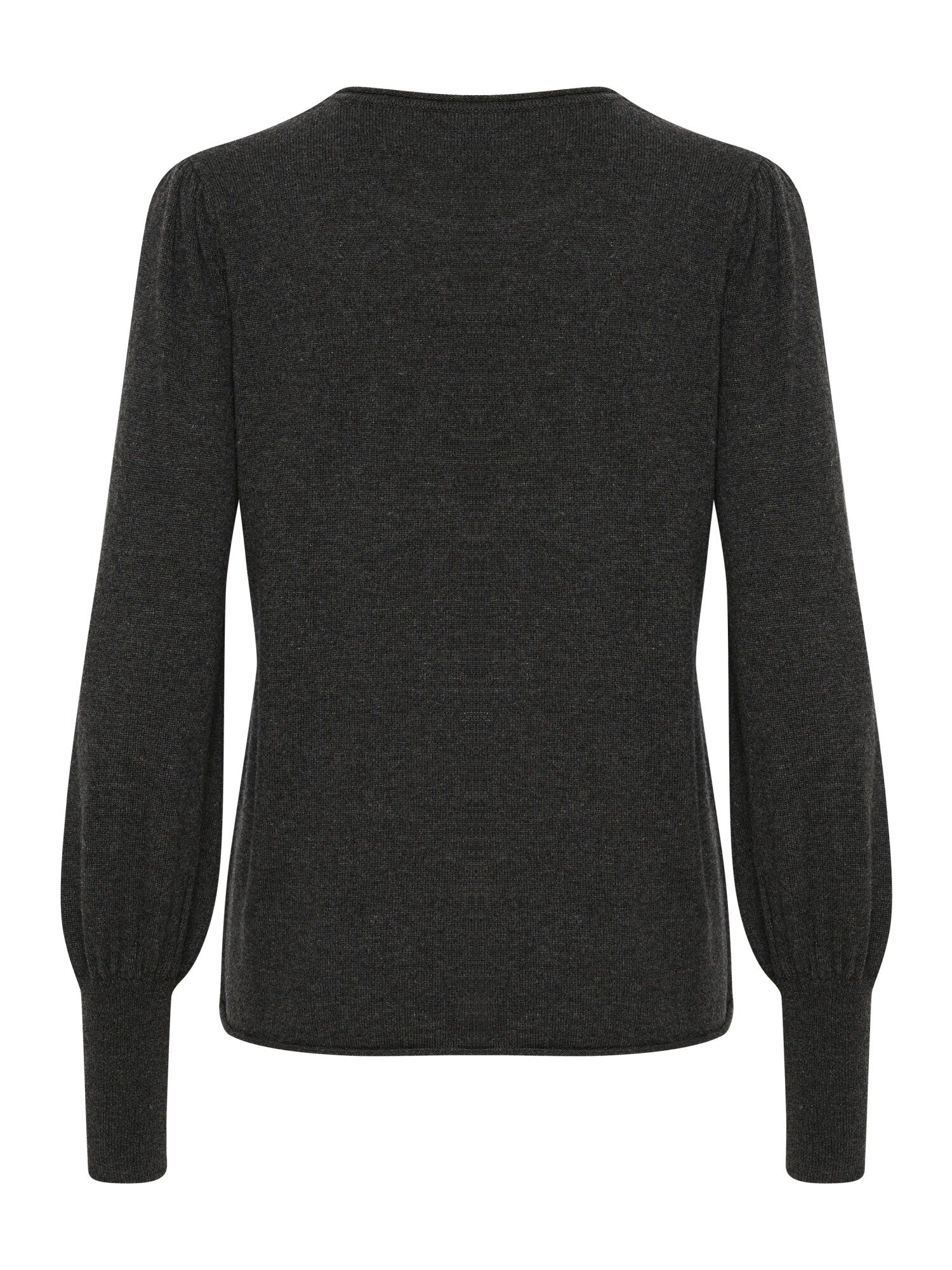 CULTURE Allie Pearls Tröja Grey Melange