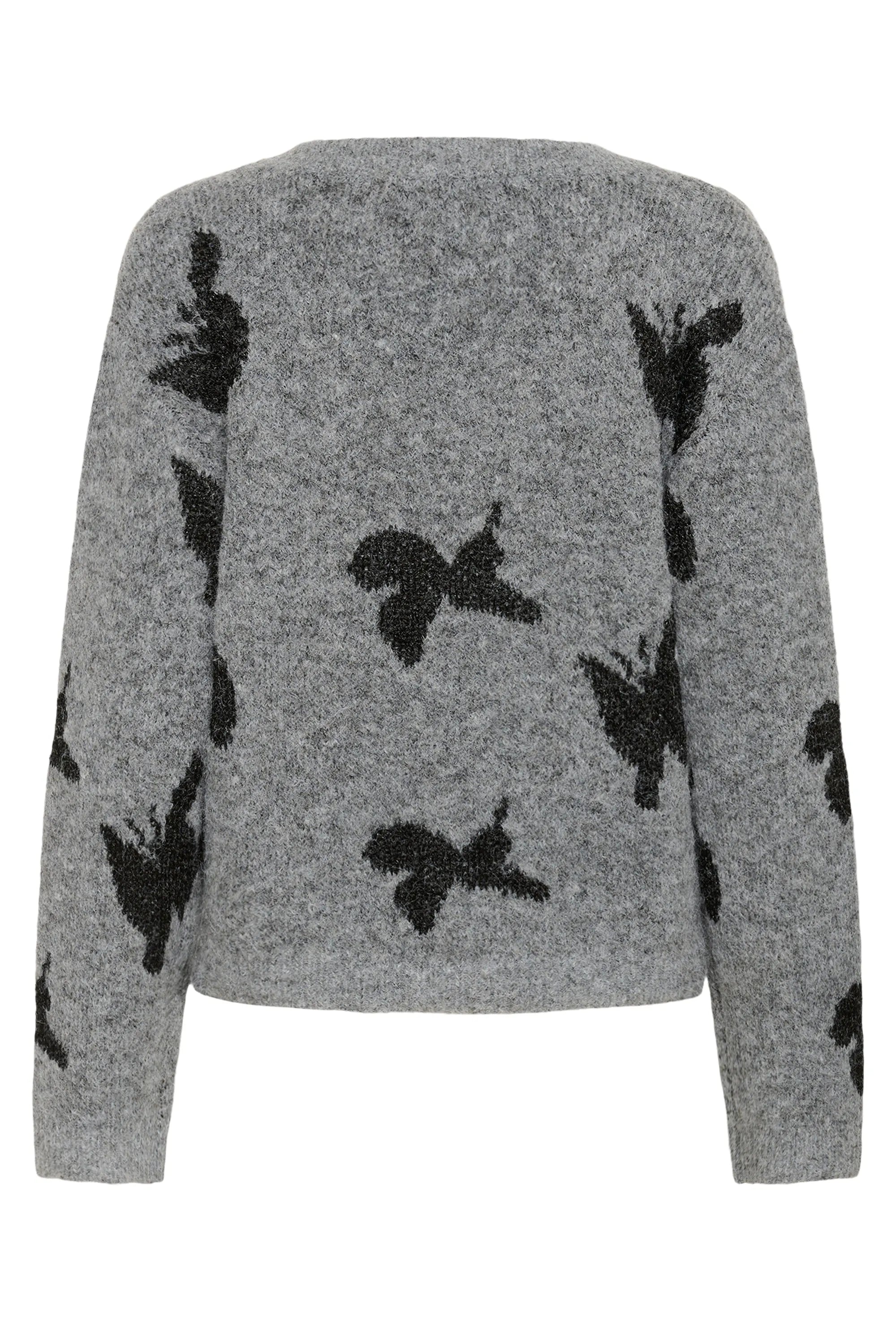 CULTURE Tröjan Freya V-ringning Grå