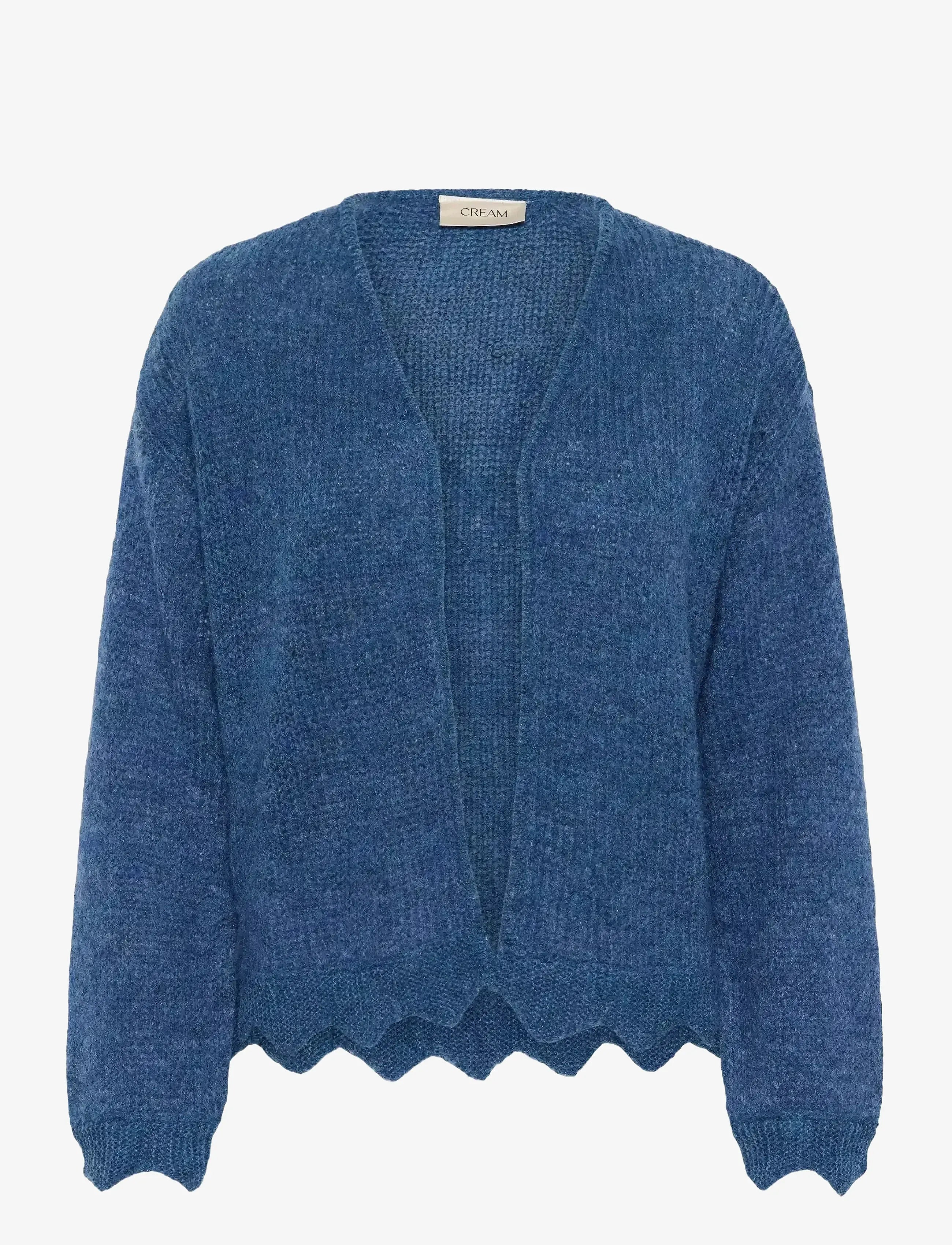 Cream Niso Stickad kofta Blå