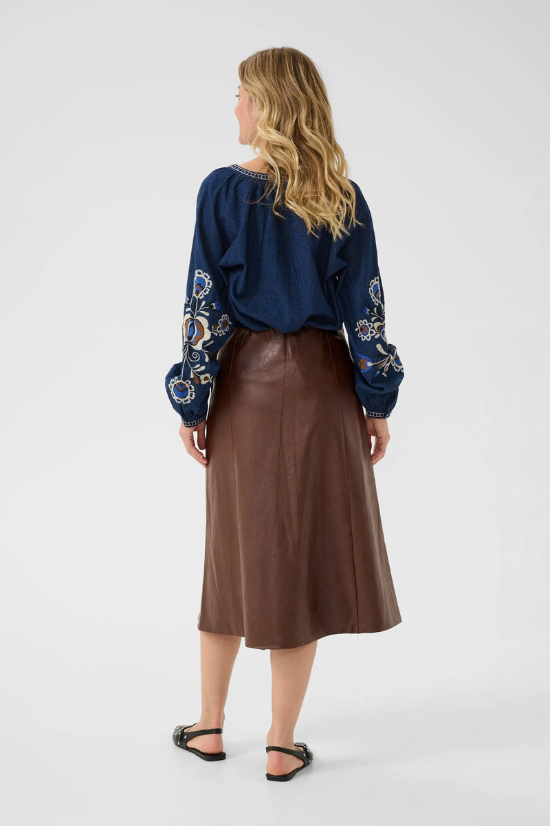 Cream Paloma Casual Kjol Brun