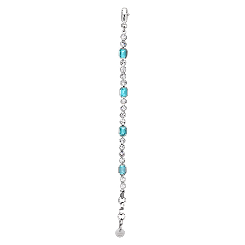 DYRBERG/KERN GRIVNA Armband aqua crystal
