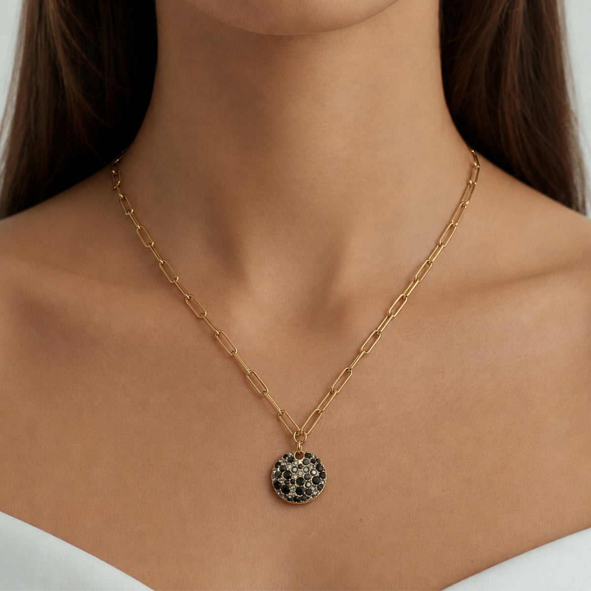 DYRBERG/KERN Halsband Amara SG Svart Mix