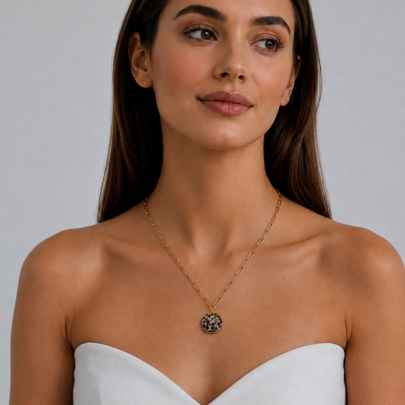 DYRBERG/KERN Halsband Amara SG Svart Mix
