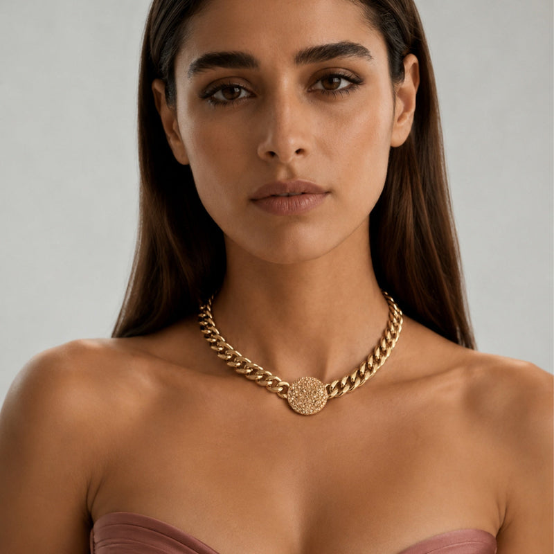 DYRBERG/KERN Halsband Cosma SG Guld