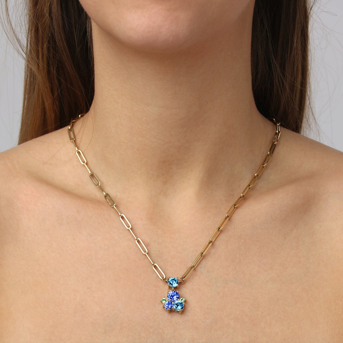 DYRBERG/KERN Halsband Tanzy SG Aqua