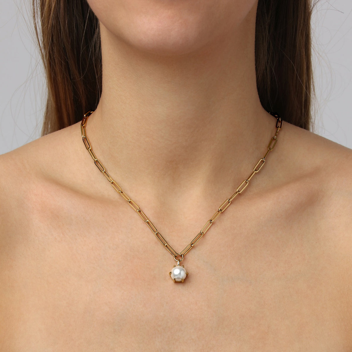 DYRBERG/KERN Halsband Tessa SG Vit Pärla