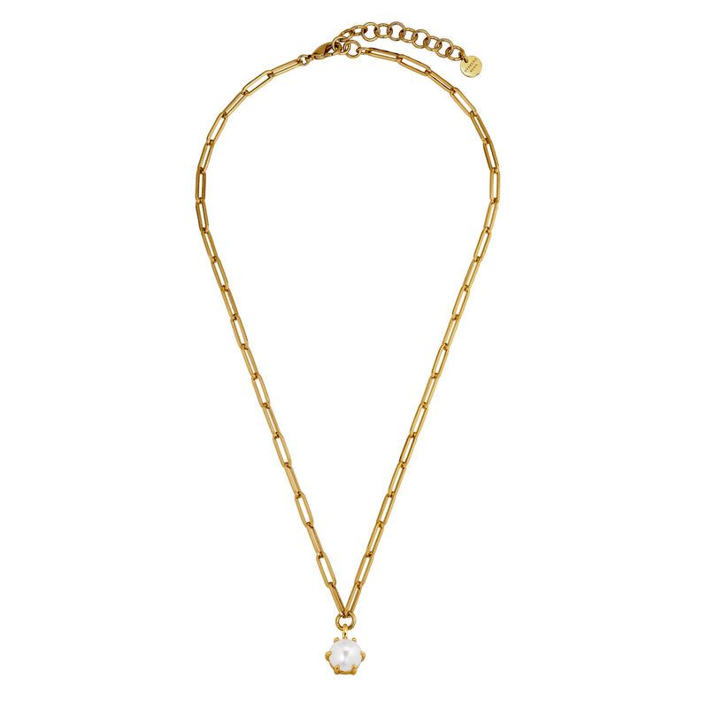 DYRBERG/KERN Halsband Tessa SG Vit Pärla