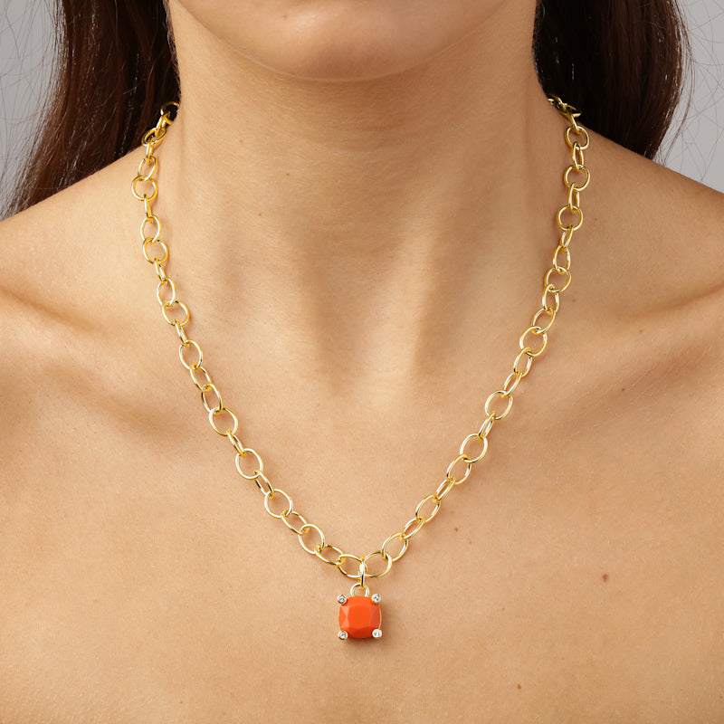 DYRBERG/KERN RAMINA Halsband coral