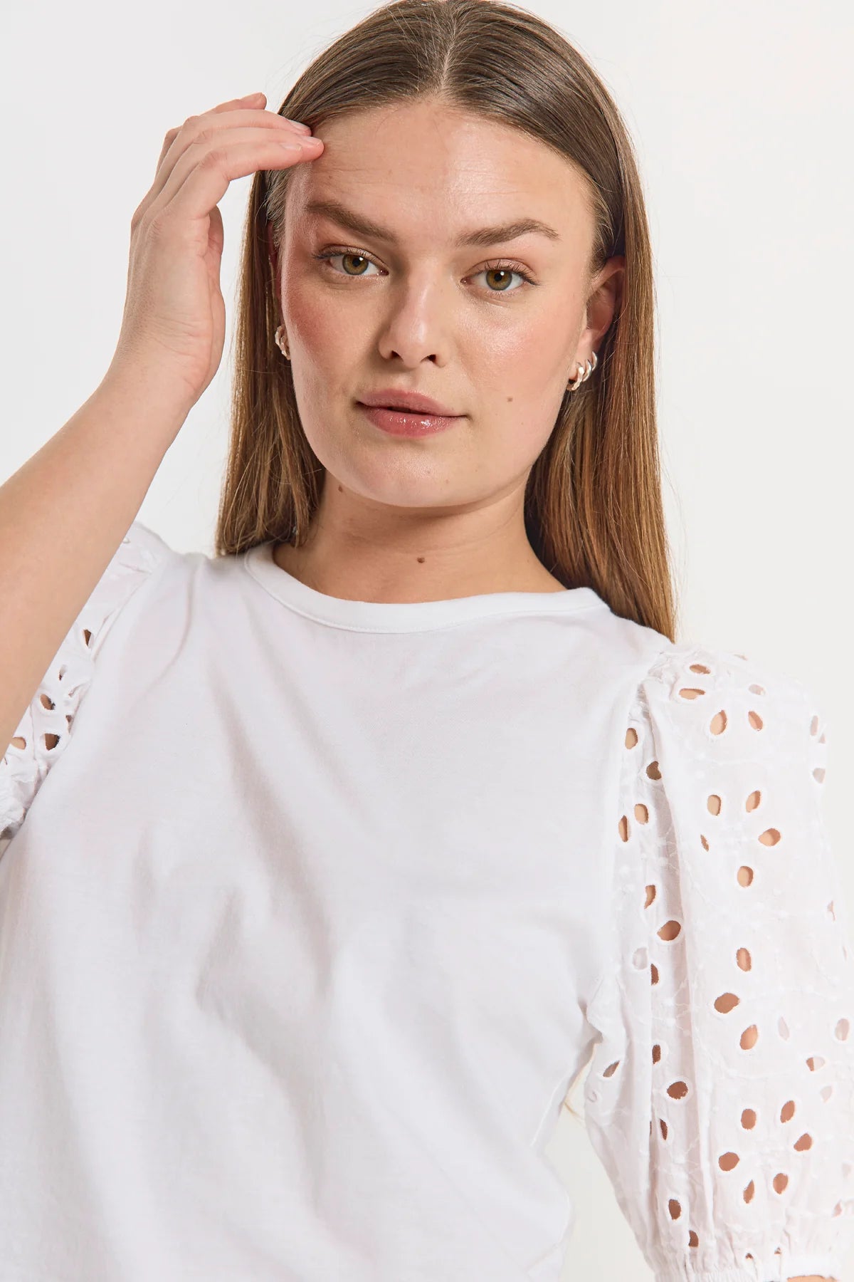 Freequent T-Shirt Sky Brilliant white