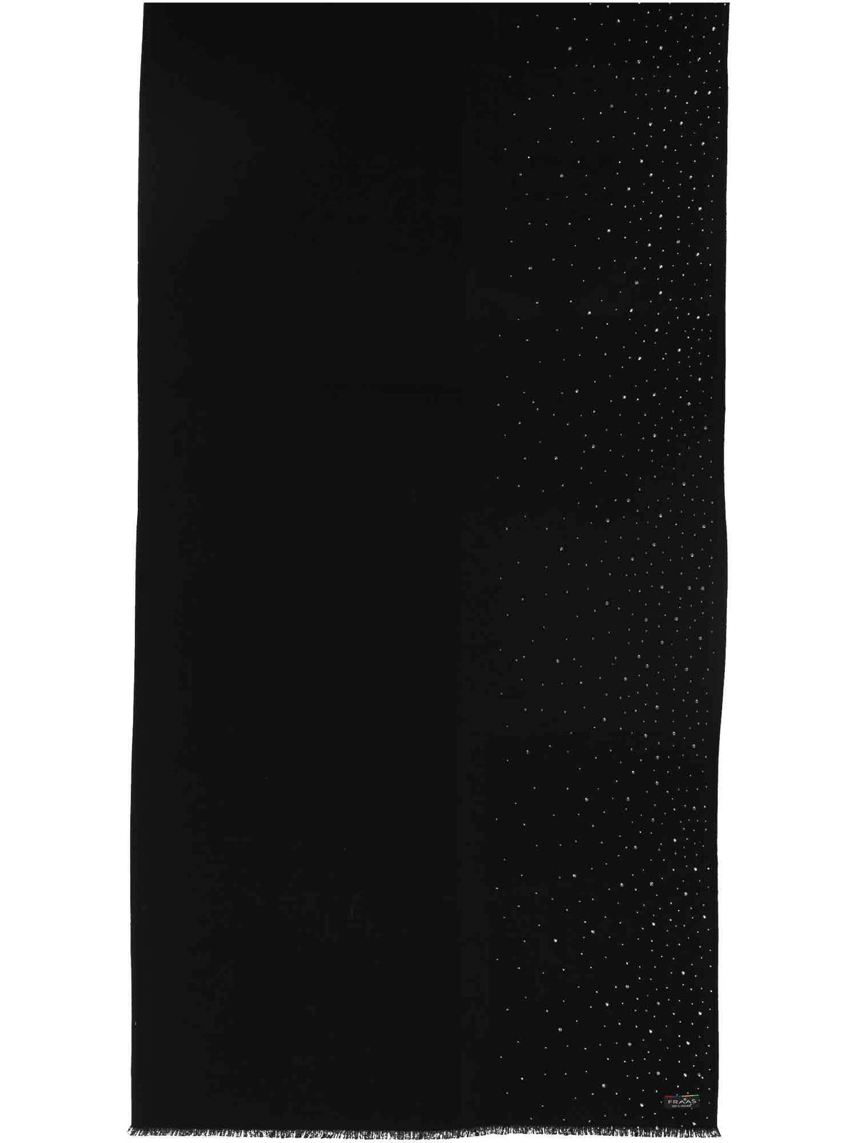 FRAAS Elegant Cashmink-halsduk med Strass Svart