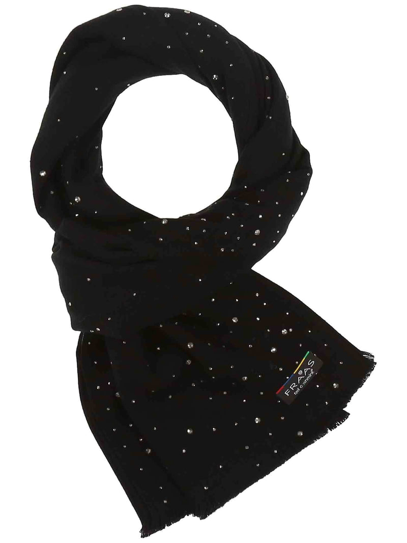 FRAAS Elegant Cashmink-halsduk med Strass Svart