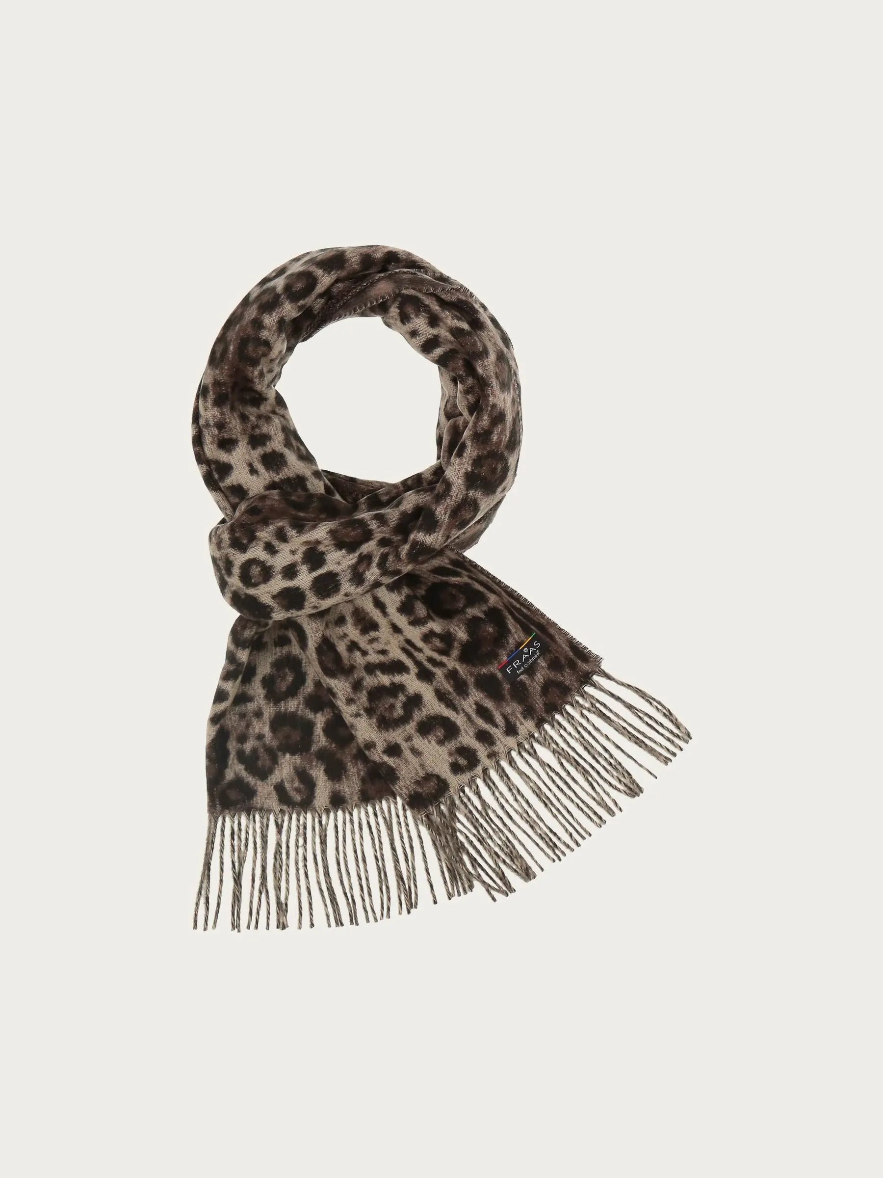 FRAAS Halsduk Leopard Taupe