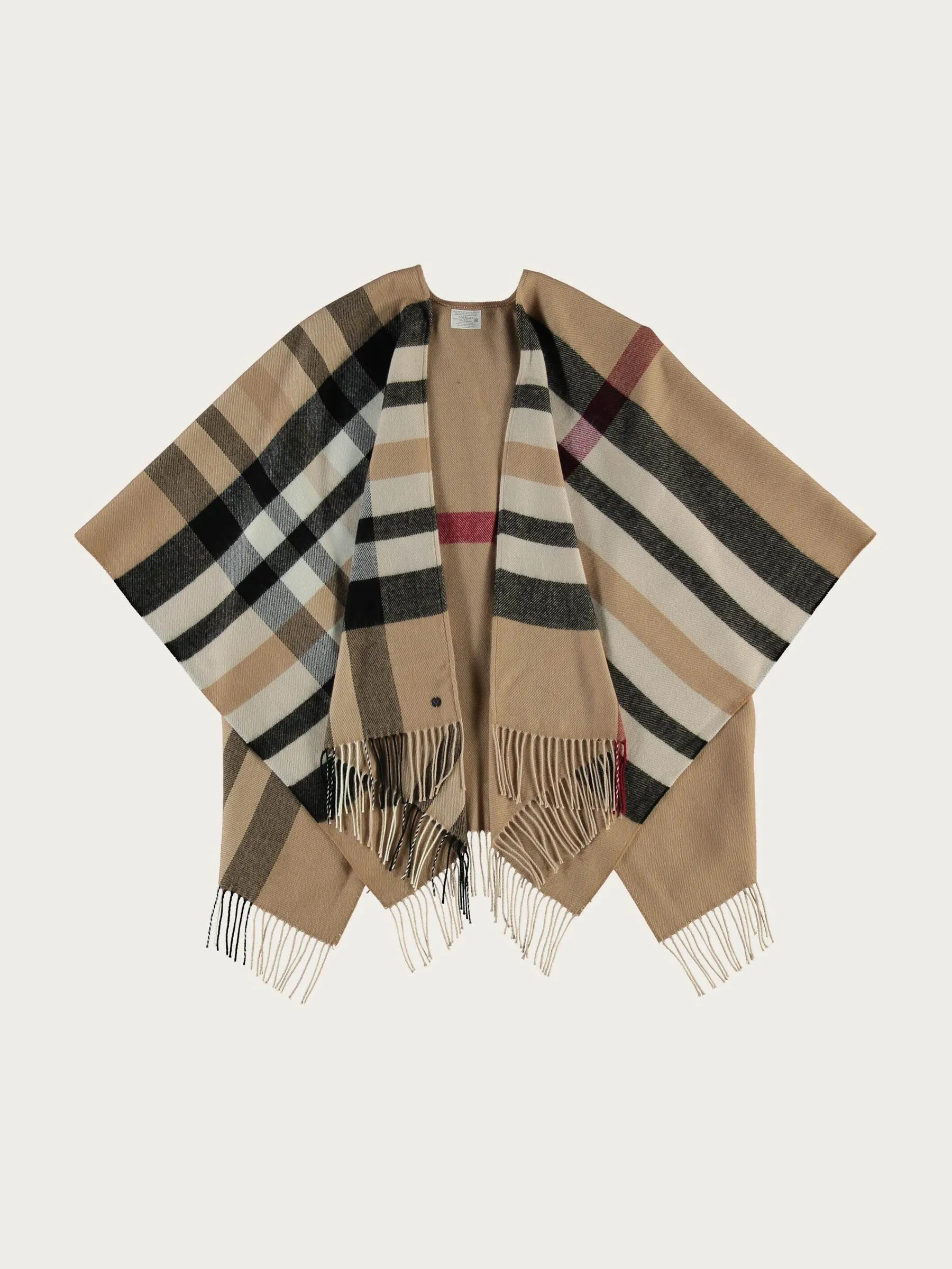 FRAAS Rutig Poncho Latte
