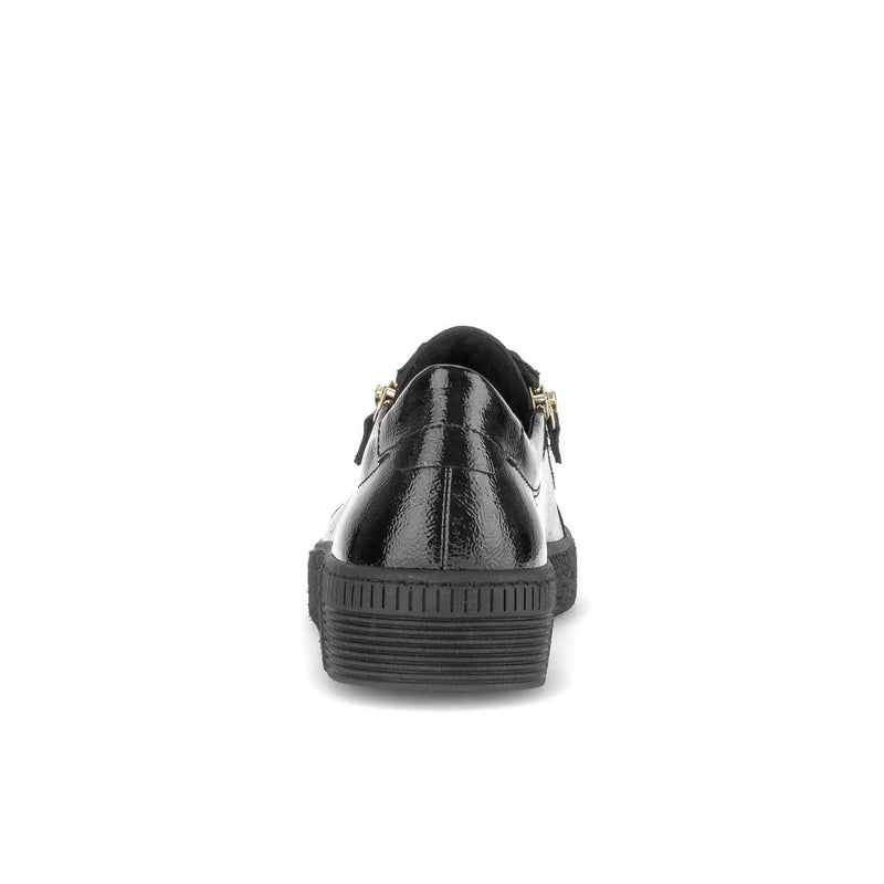 Gabor Sneaker Low Lackläder Svart
