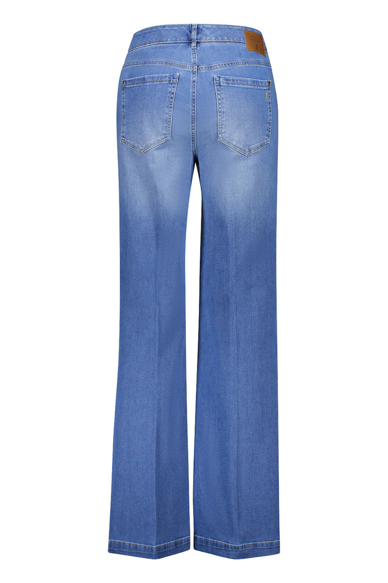 Gardeur Jeans FELIZA7 med Feminin Passform Stone Used