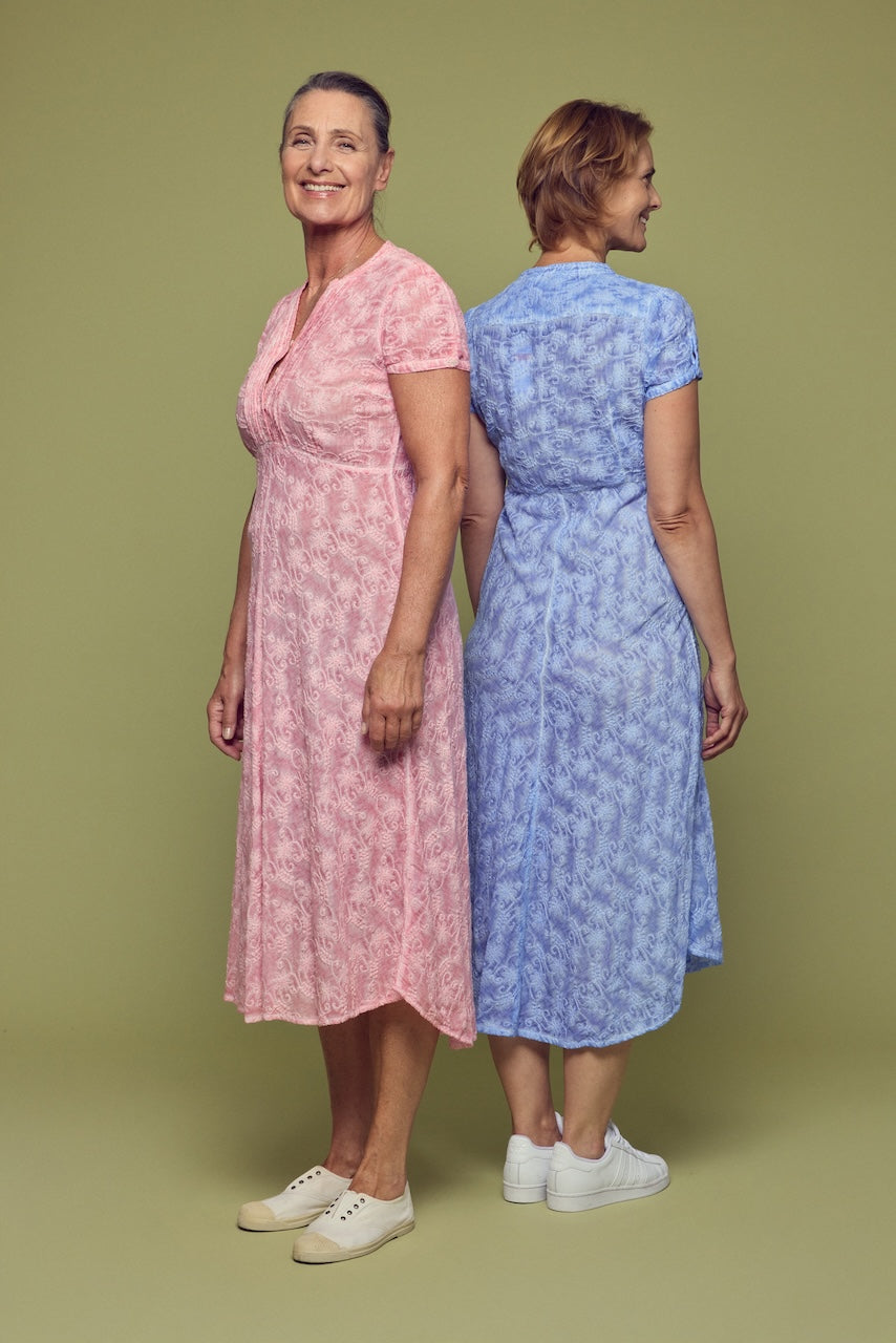 Gossip lång Sommarklänning Dorrit Blå