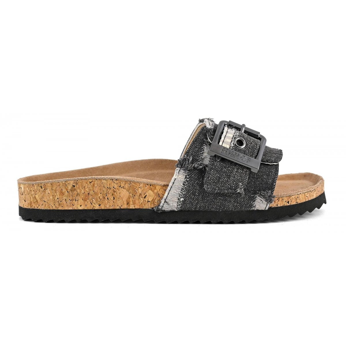 Tofflor Mule Jeans Svart