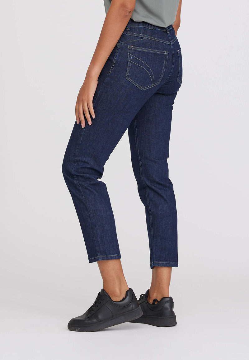 LauRie Byxor Hannah Regular XSL Dark Blue Denim
