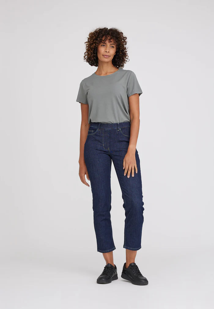LauRie Byxor Hannah Regular XSL Dark Blue Denim
