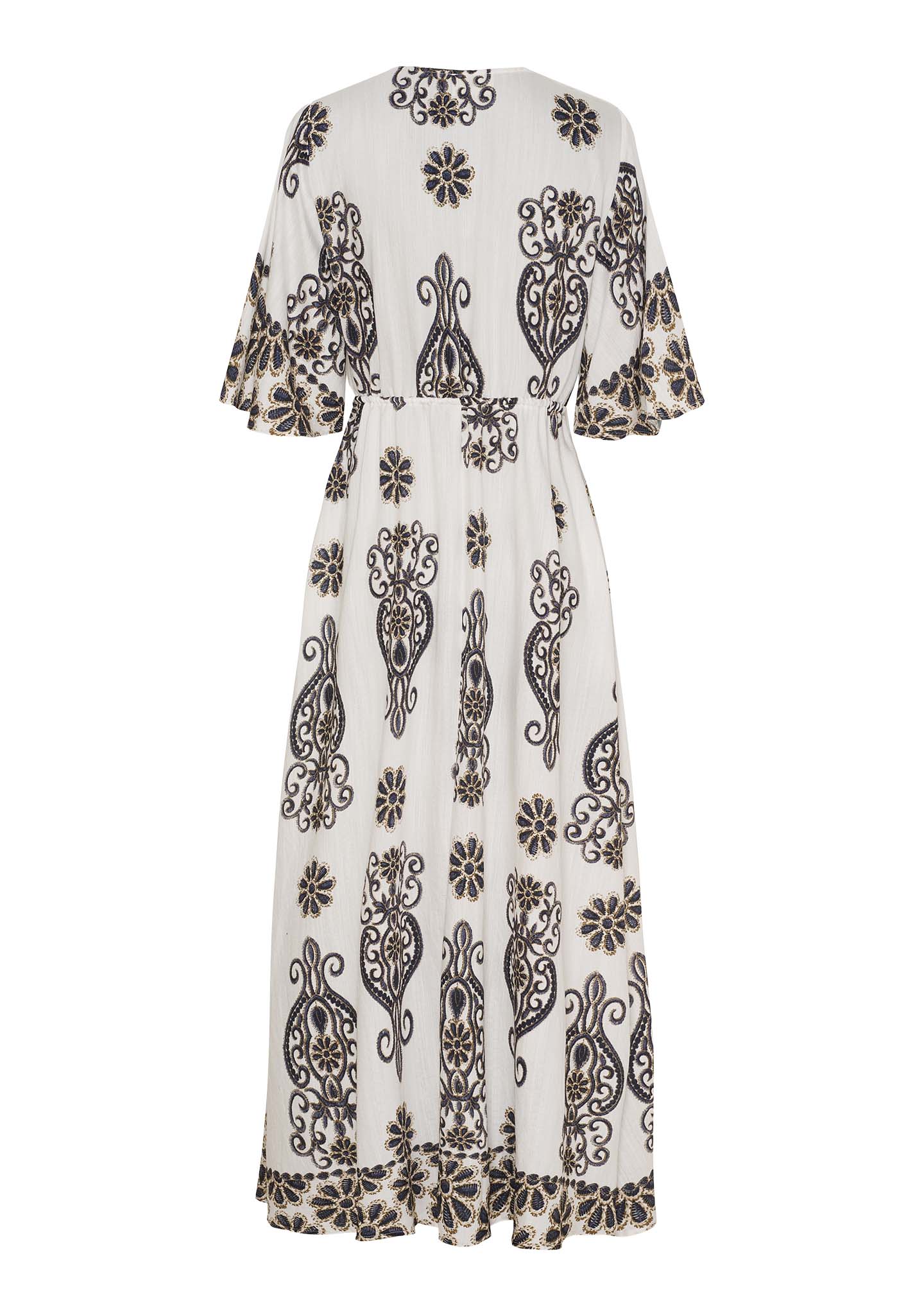 I SAY Ane Lång Klänning Summer Border Print