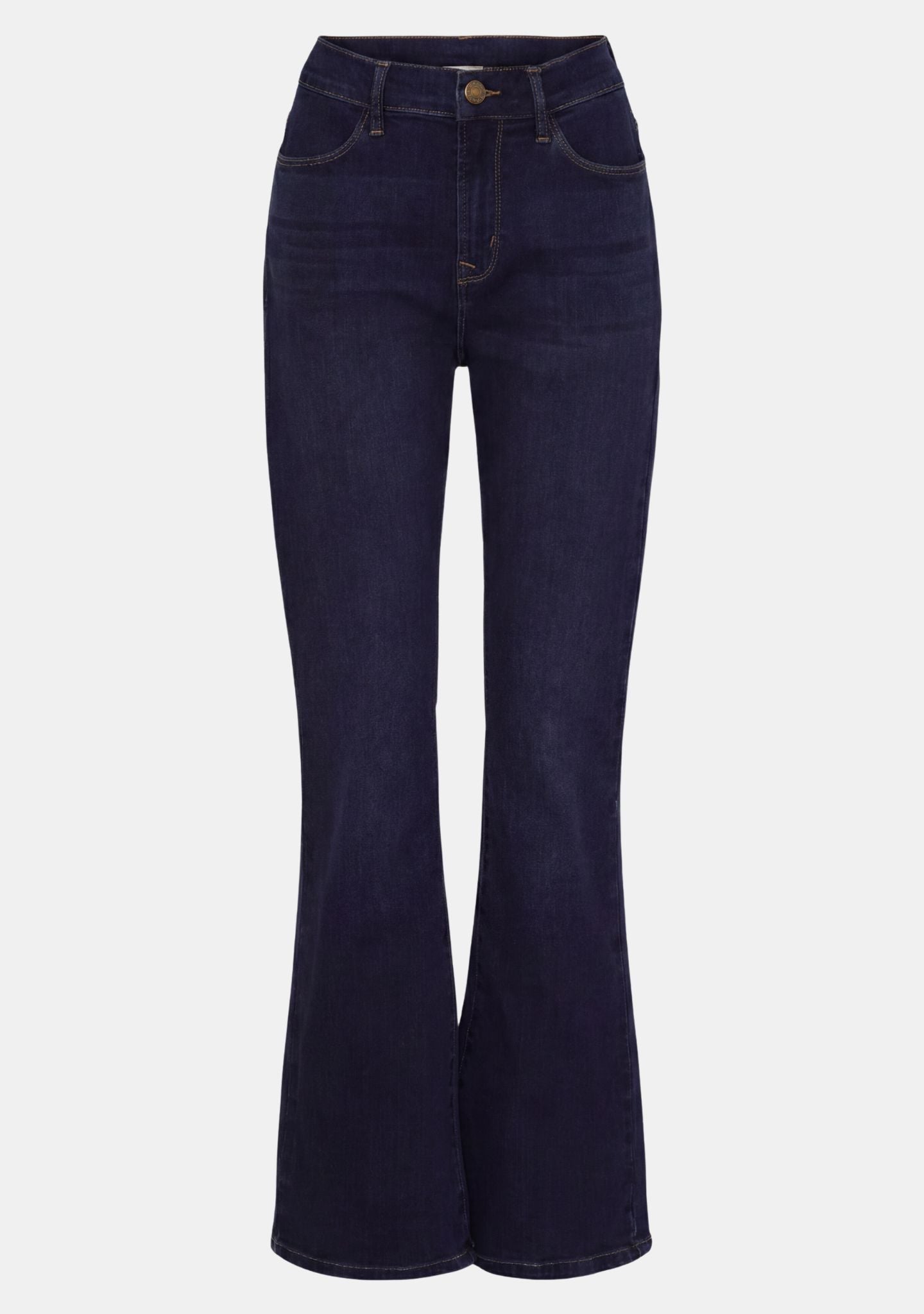 I SAY Carpi Flare Jeans med Normal Midja Mörkblå