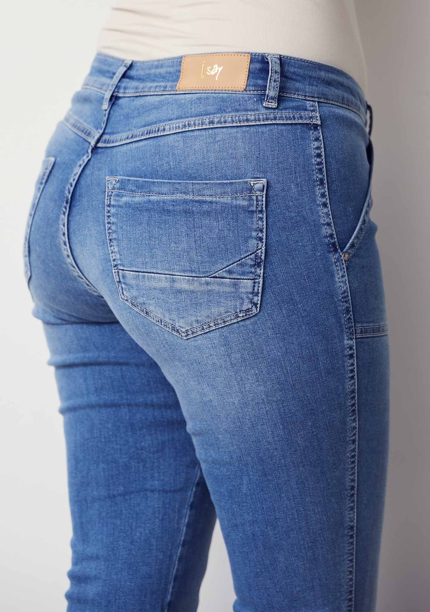 I SAY Como Flare Jeans Como Basic Wash