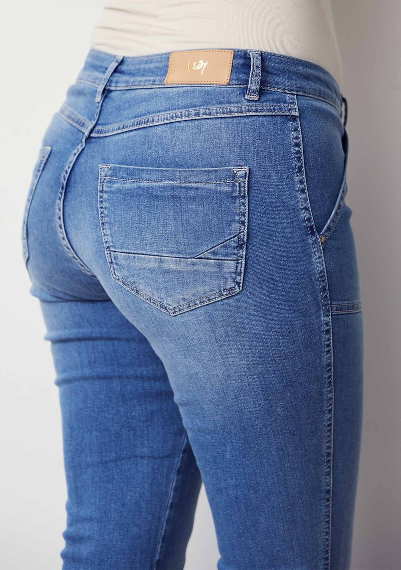 I SAY Como Flare Jeans Como Basic Wash