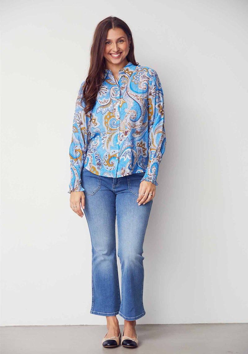 I SAY Como Flare Jeans Como Basic Wash