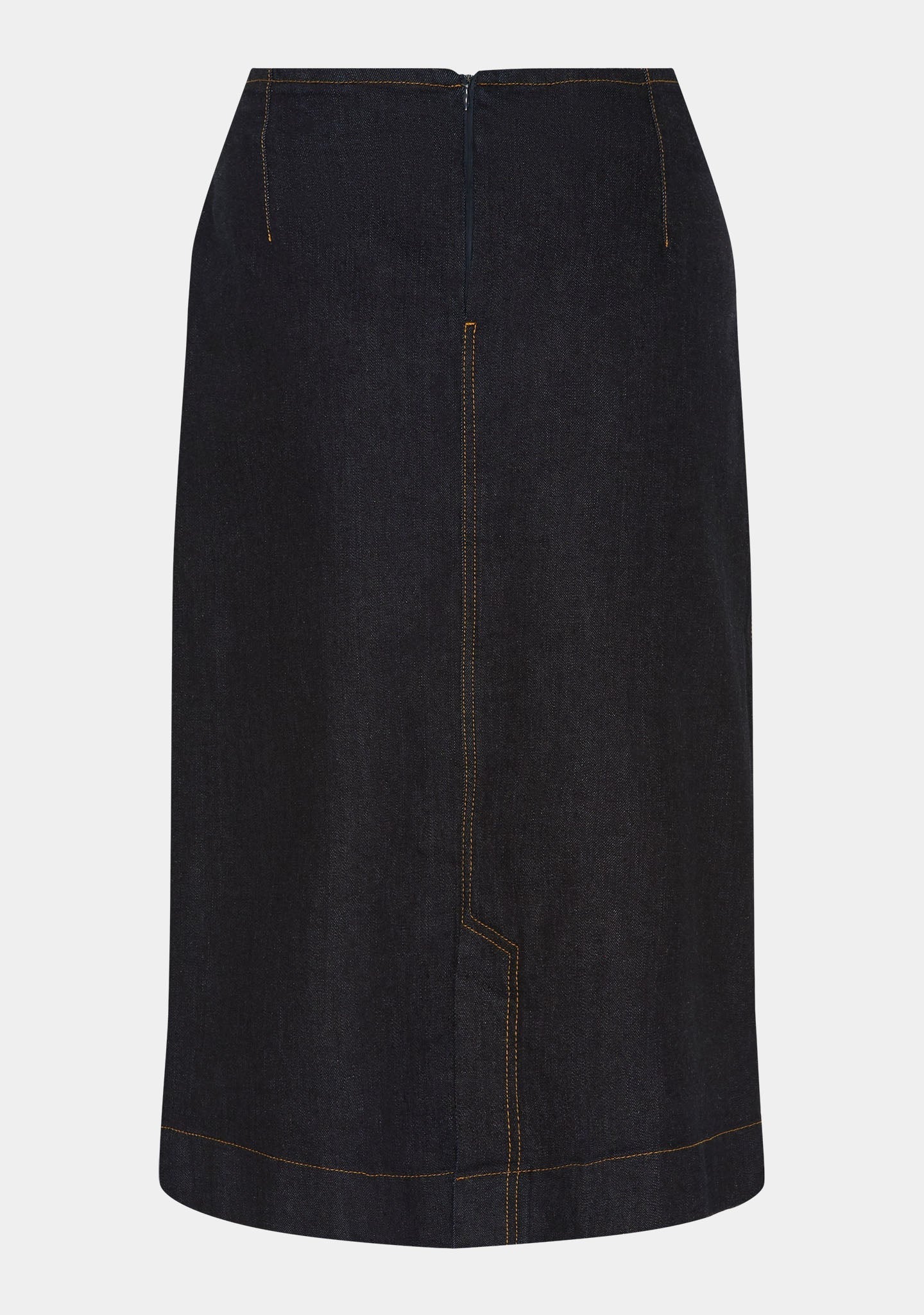 I SAY Como Kjol med hög midja Unwashed Denim