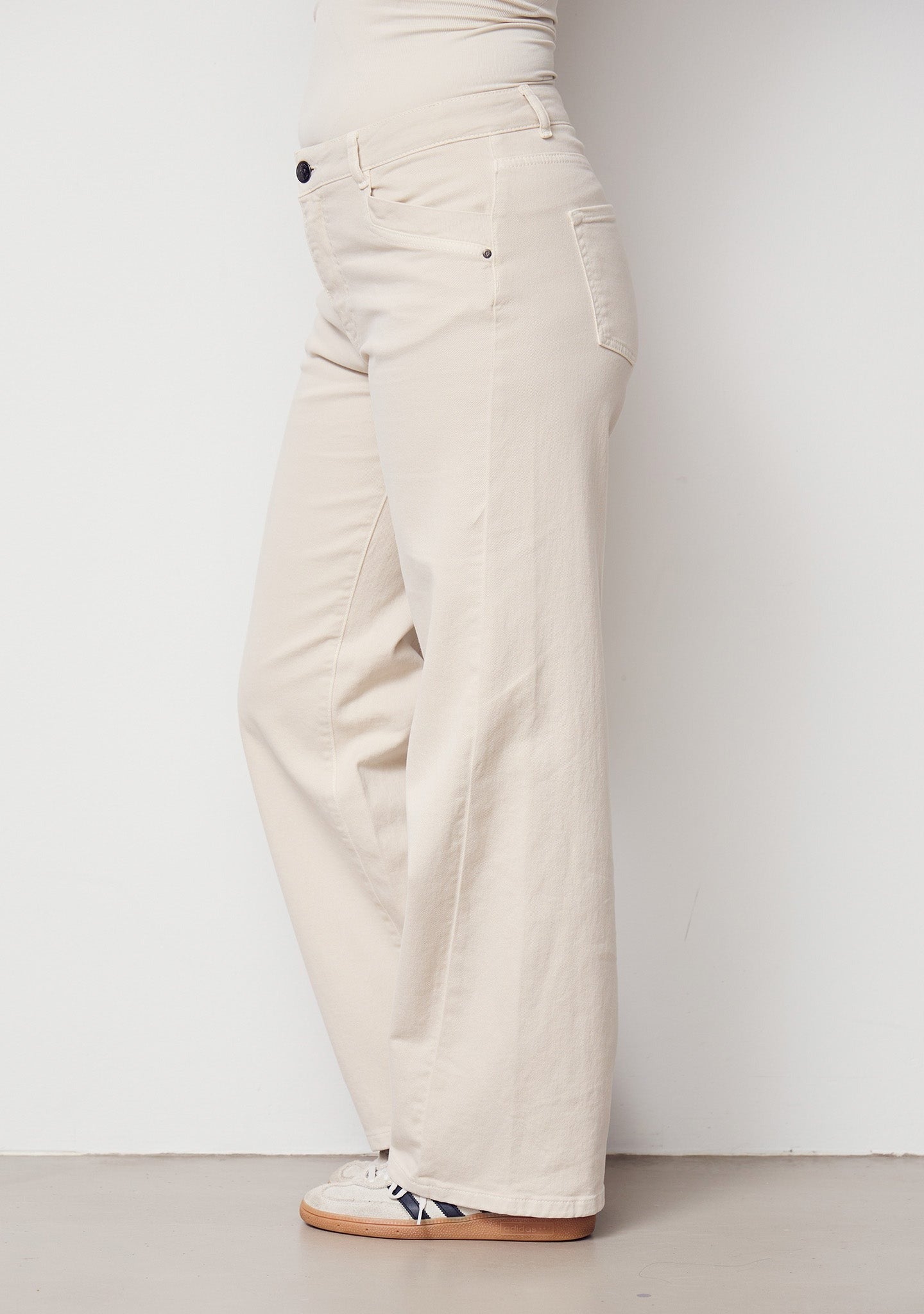 I SAY Como Twill Wide Byxor Desert