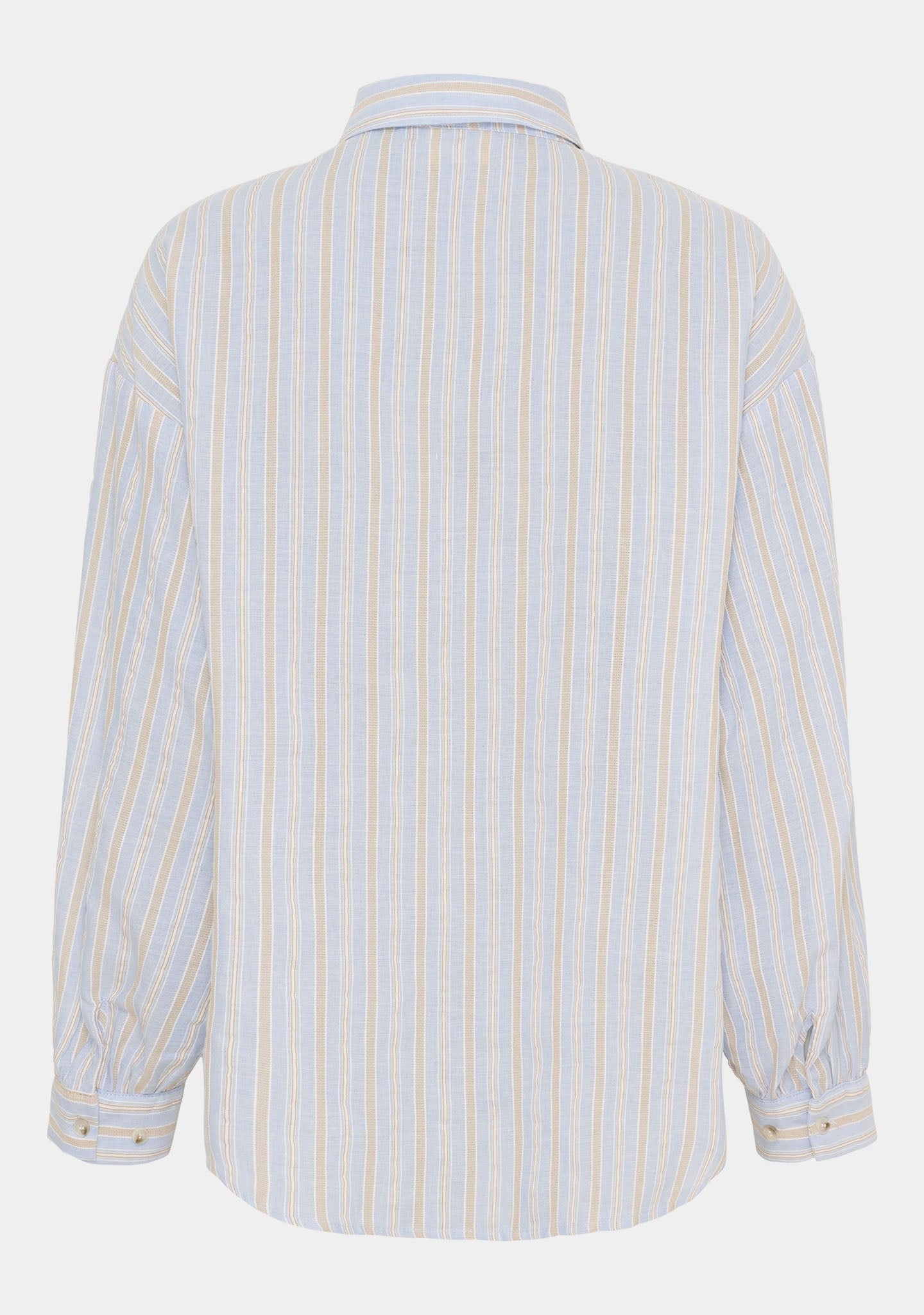 I SAY Liane Skjorta med Randigt Mönster Light Blue Stripe