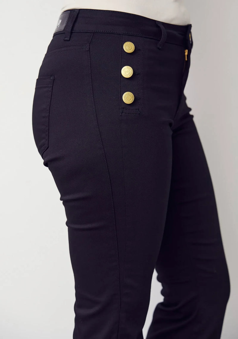 I SAY Lido Långa Jeans Med Knappar Svart