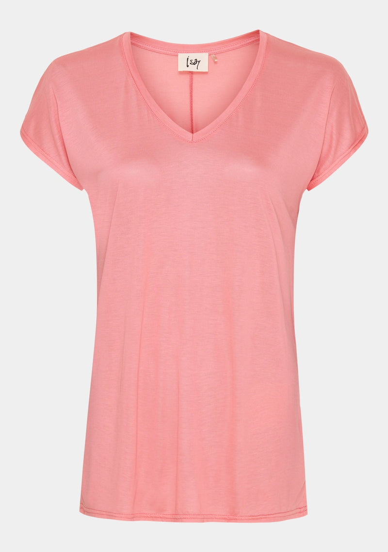 I SAY Nugga V-Neck T-Shirt Rose