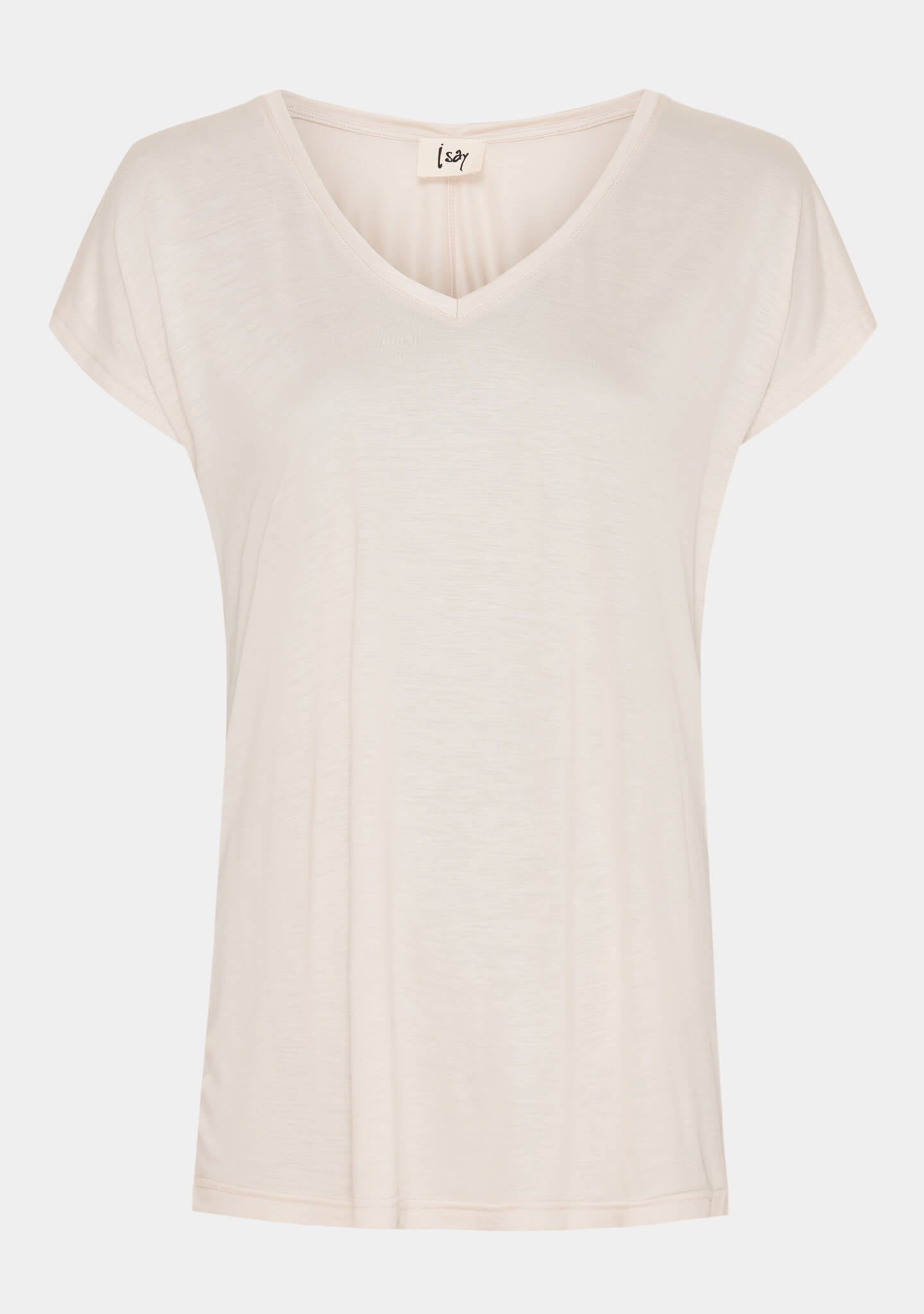 I SAY Nugga V-Neck T-Shirt Sand