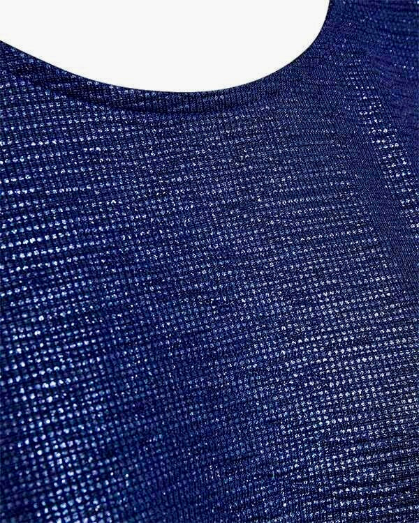 FreeQuent Metallic Topp Satina Blå