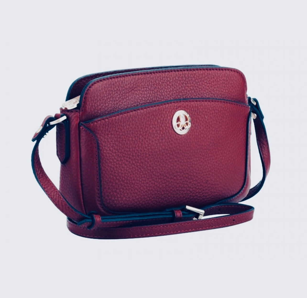 Pourchet Alesia Crossbody Väska Bordeaux
