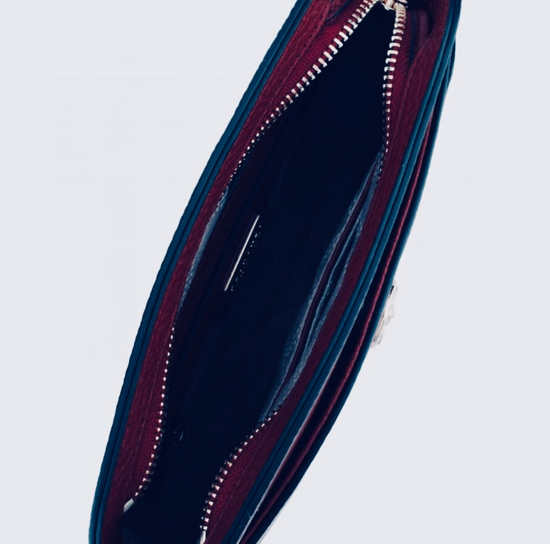 Pourchet Alesia Crossbody Väska Bordeaux
