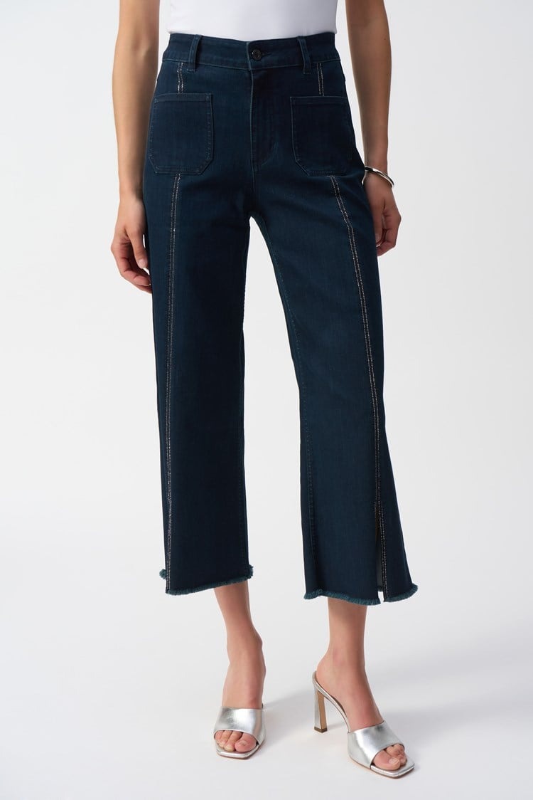 Joseph Ribkoff culotte Jeans mörkblå