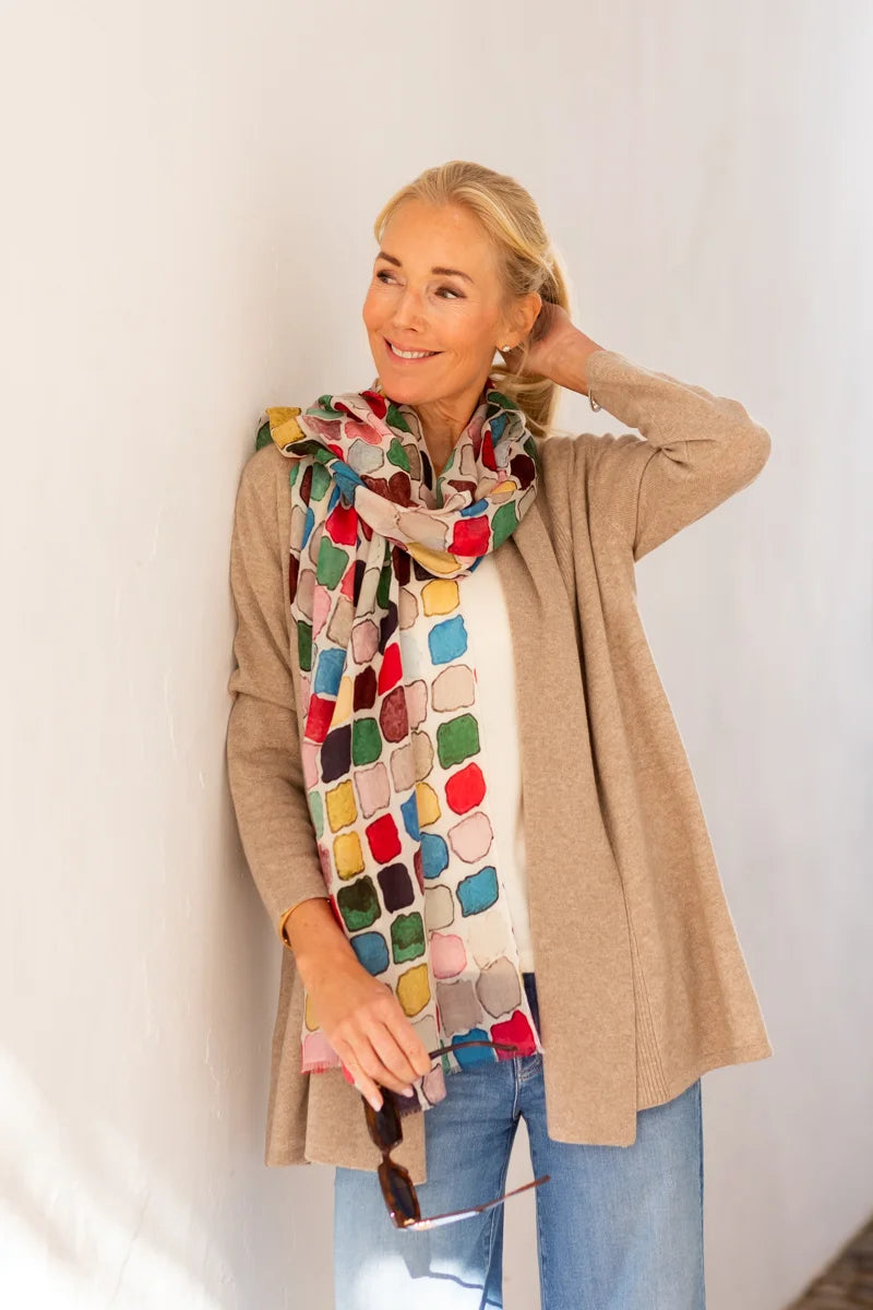 8Design Multifärger Kashmir Sjal Mix 26