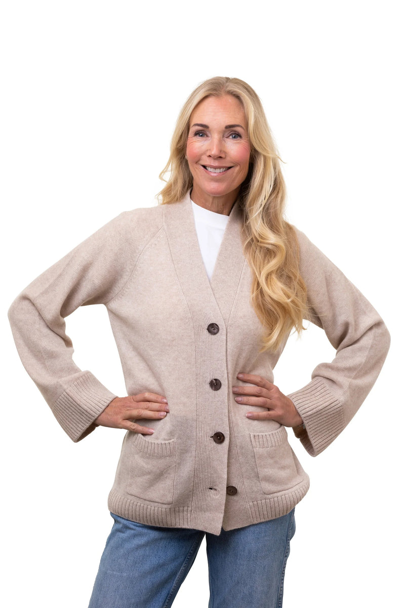 8Design Jolina Kofta Ljus Linbeige