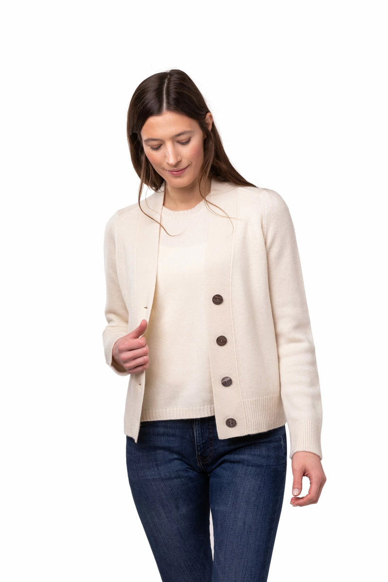 8Design Julia Kofta Naturvit