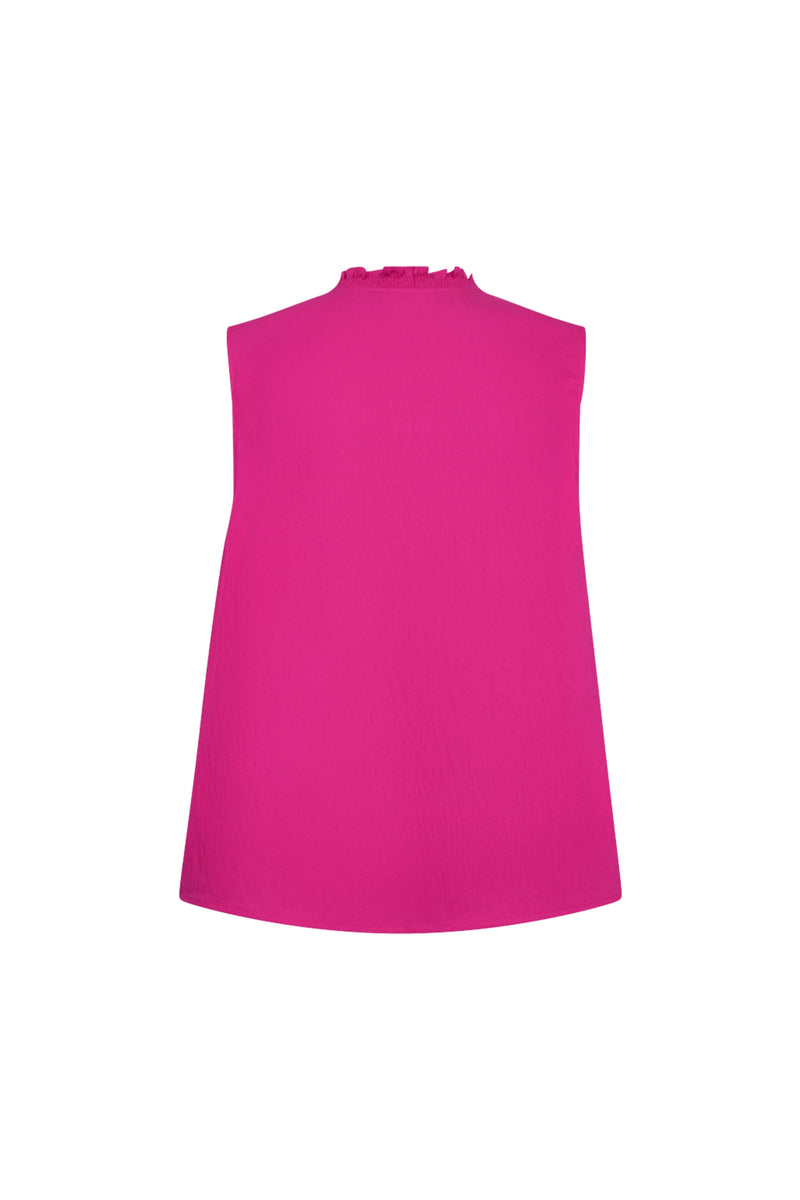 FreeQuent Ärmlös Blus Esally Fuchsia